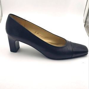 Etienne aigner size‎ 9N black pumps vintage 80s heels